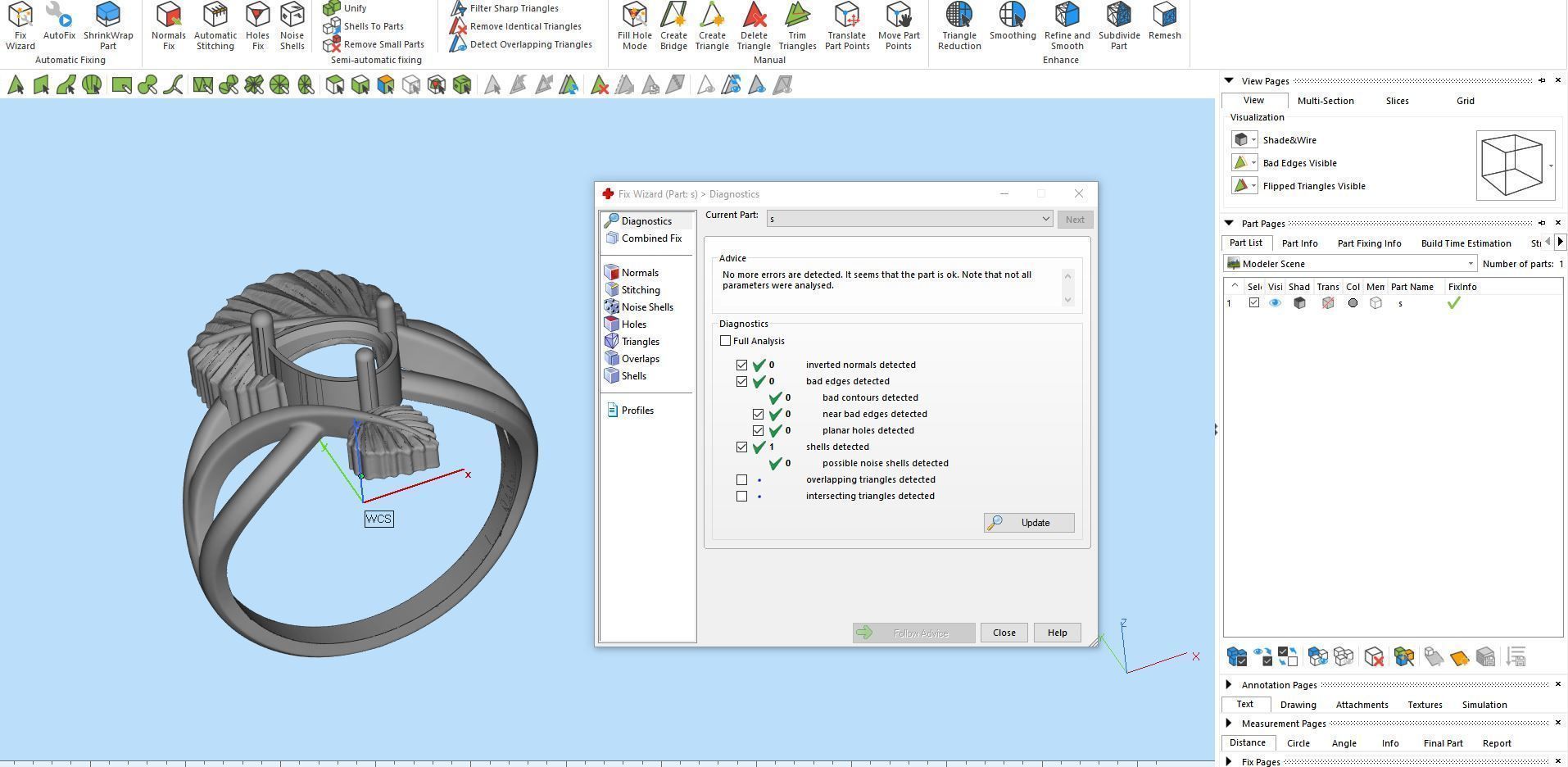 Leaf ring B 3D print model_20