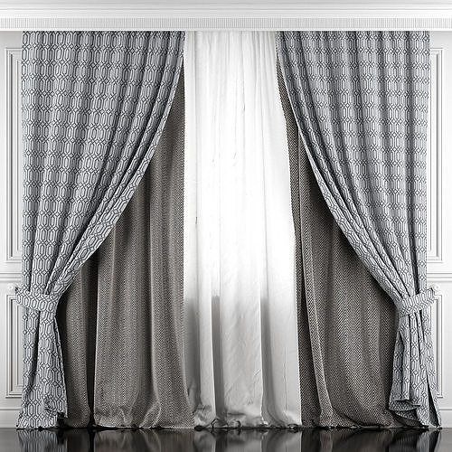 Curtain Set 375 3D model