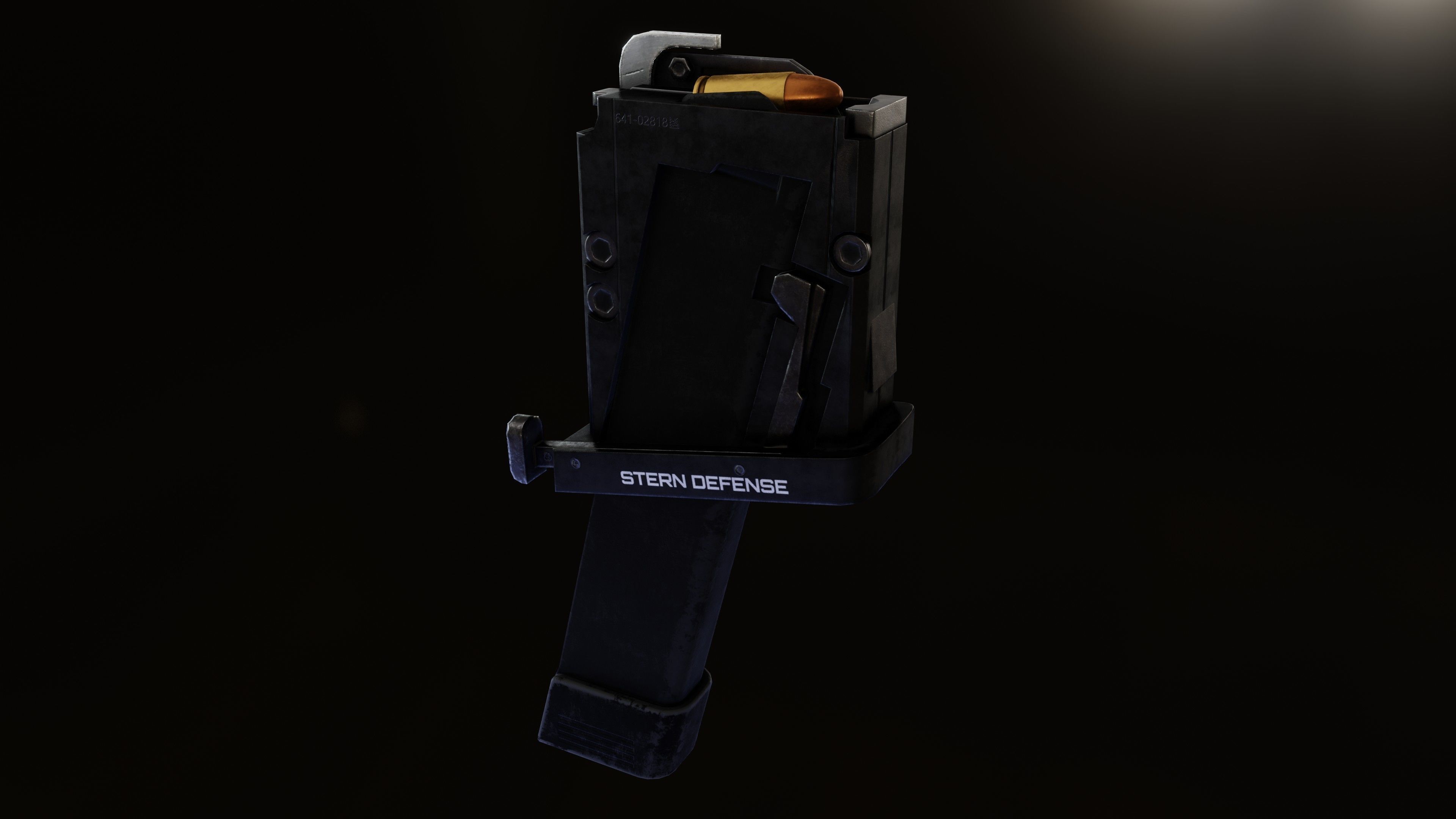 AR15 to 9mm conversion kit Low-poly 3D model_5