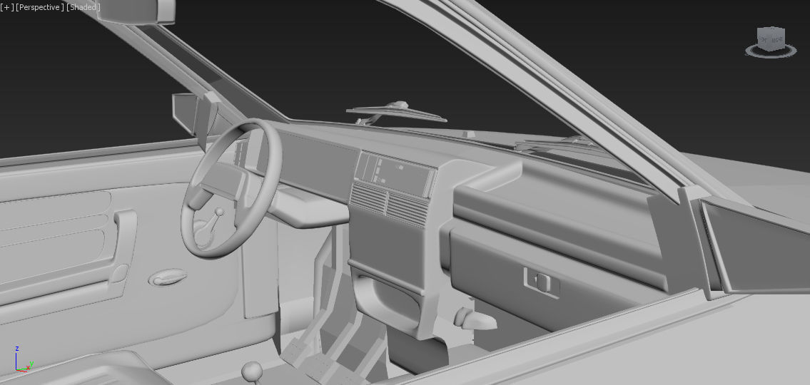 VAZ-2108 car 3D model_12