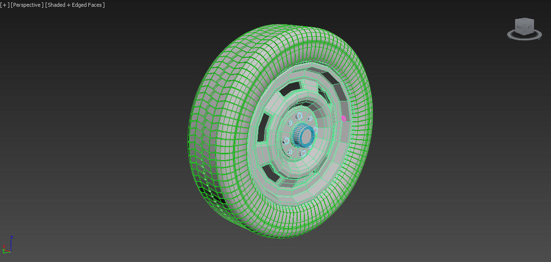 VAZ-2108 car 3D model_11