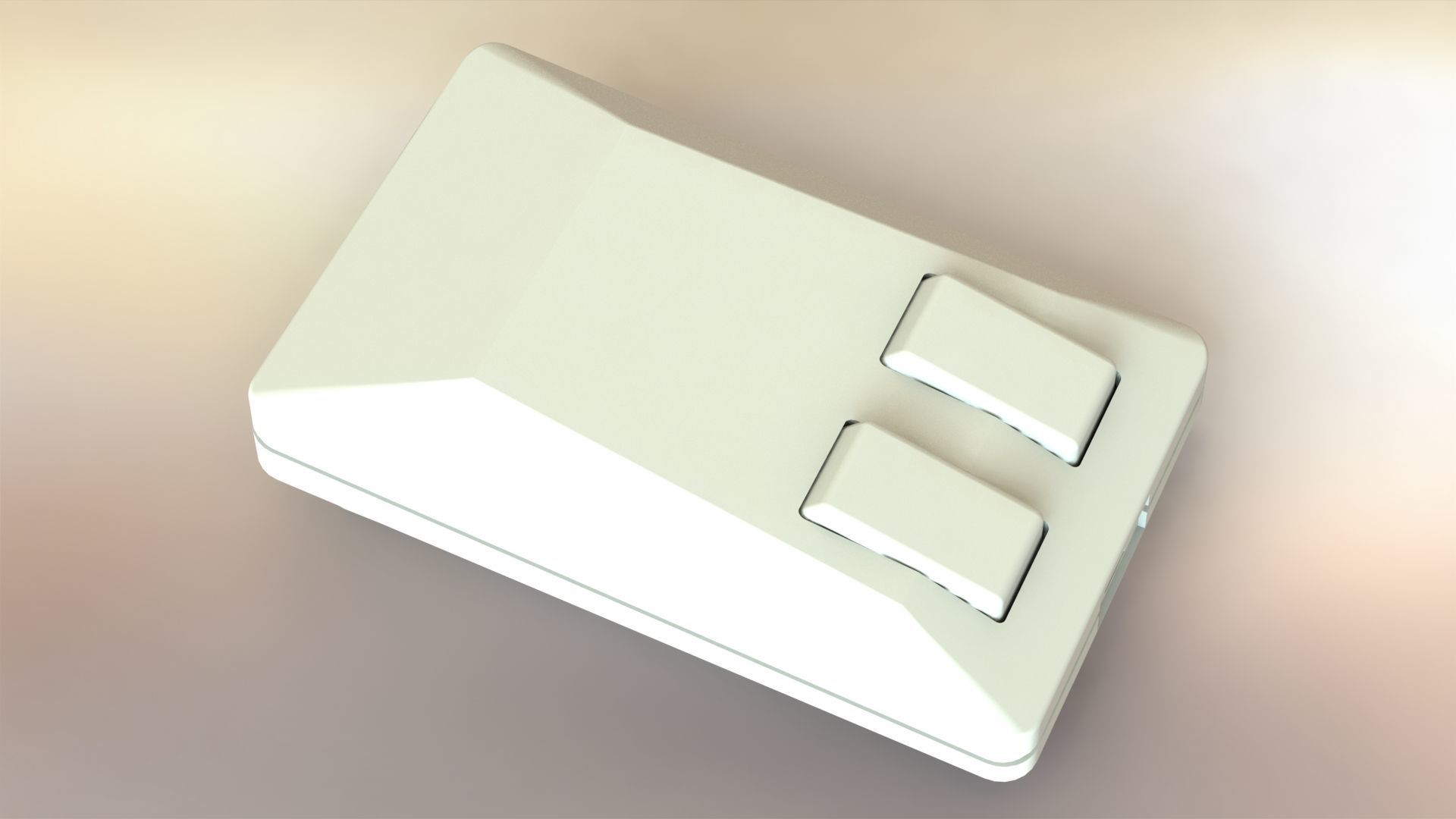 Commodore Amiga Tank Mouse 3D print model_2