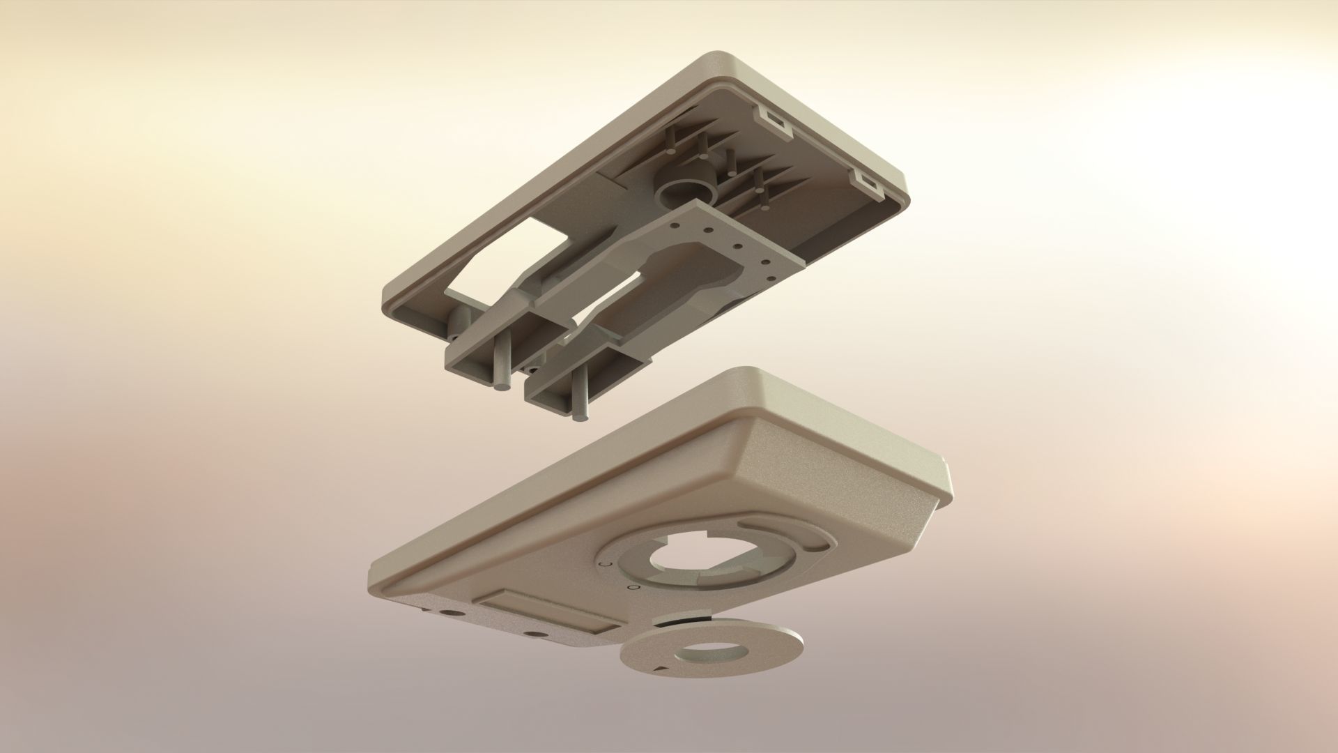 Commodore Amiga Tank Mouse 3D print model_4