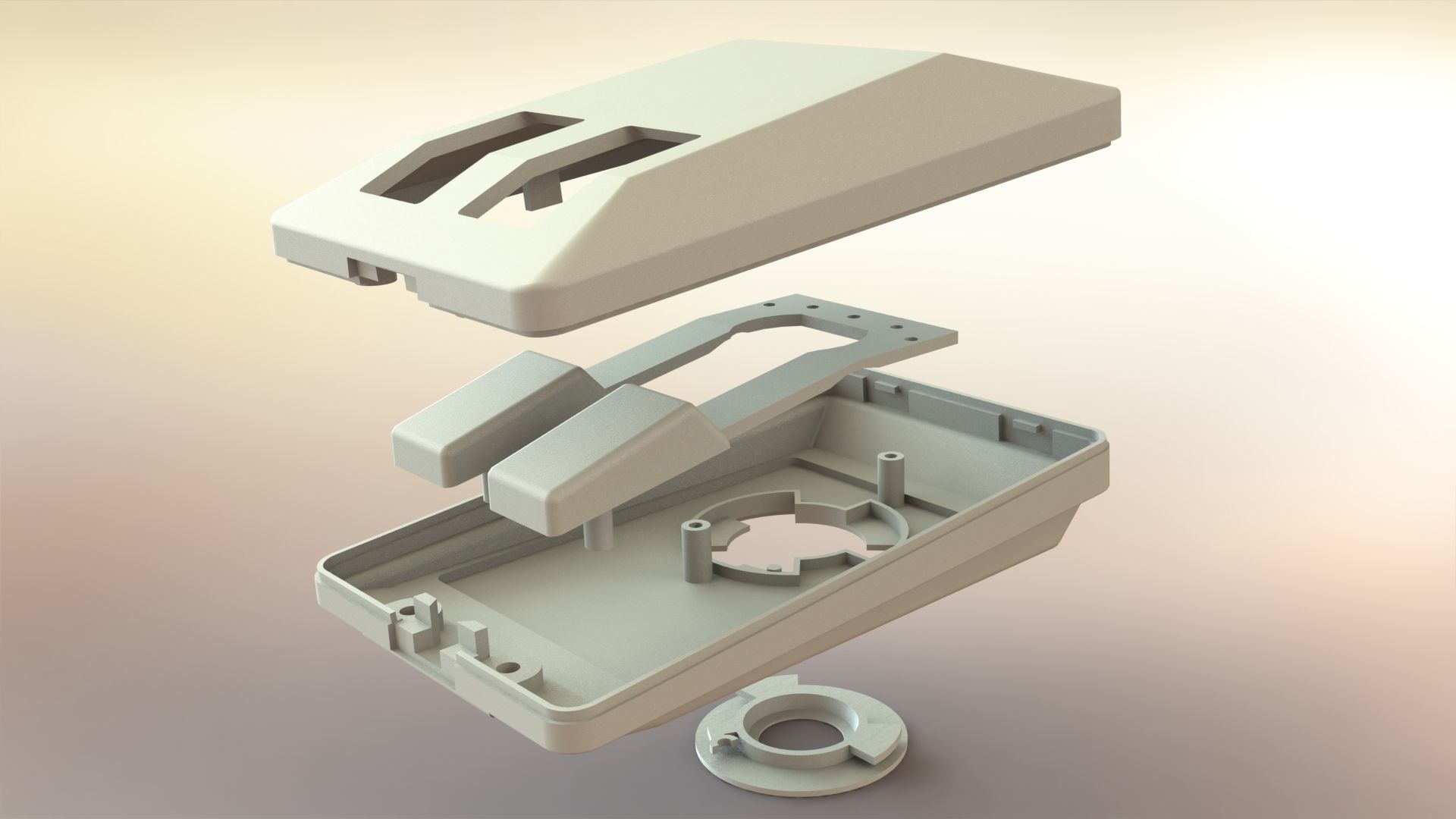 Commodore Amiga Tank Mouse 3D print model_1