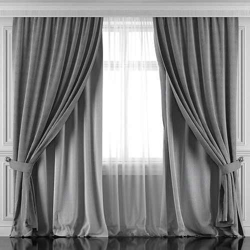 Curtain Set 390 3D model