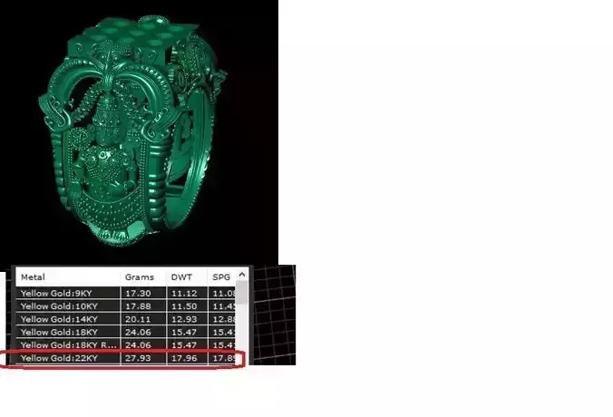 Balaji Rings For 3D print 