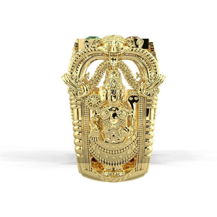 Balaji Rings For 3D print  3D print model_2