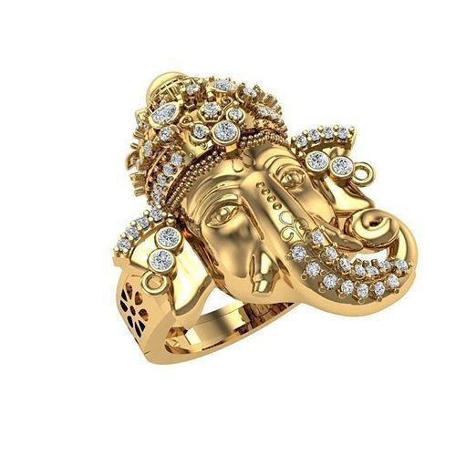 Ganesh 3D Rings  3D print model
