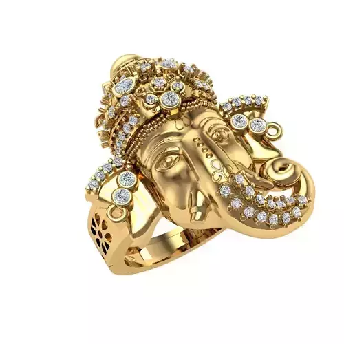 Ganesh 3D Rings 