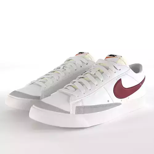 Nike Blazer Low 77 Vintage PBR Low-poly 3D model