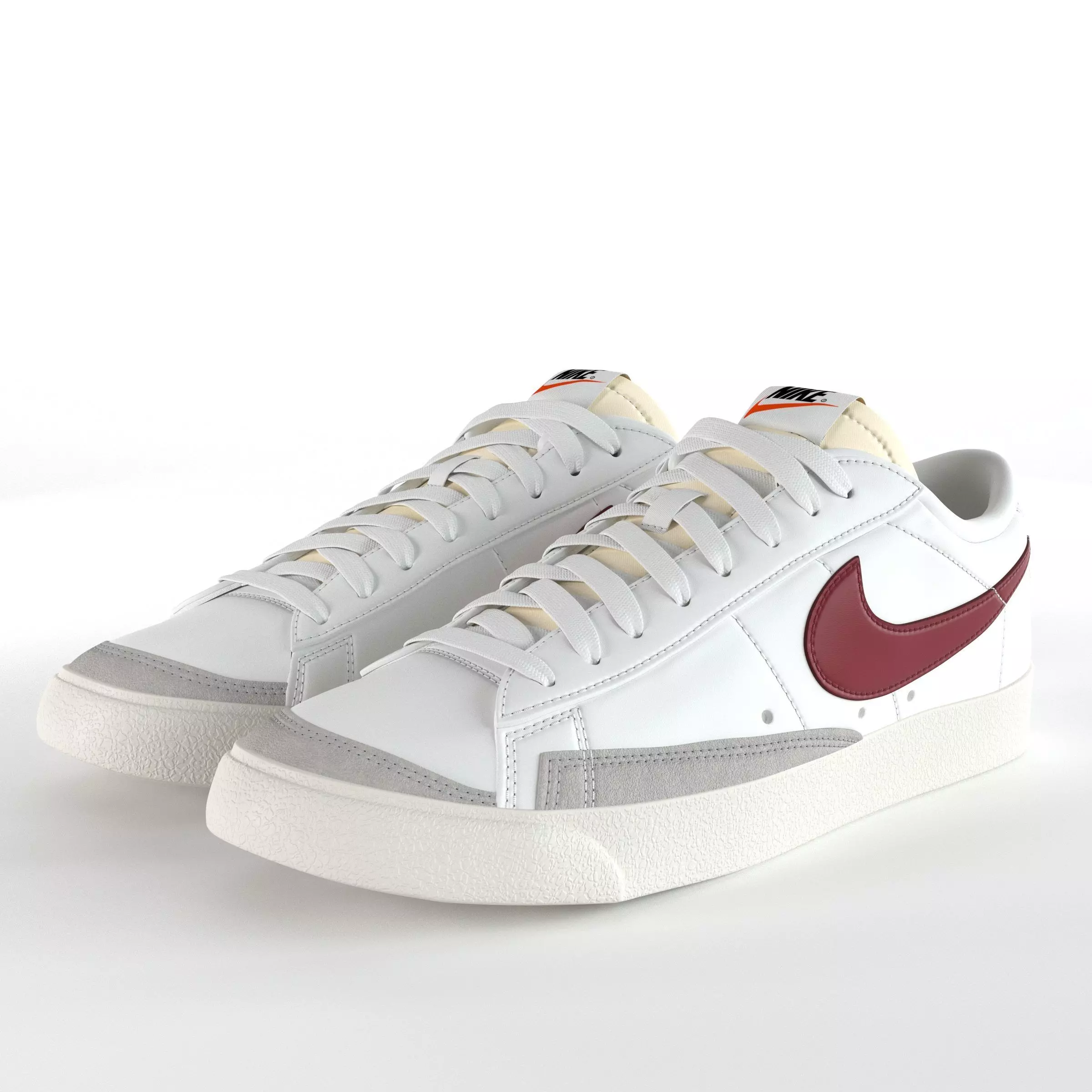 Nike Blazer Low 77 Vintage PBR Low-poly 3D model_0