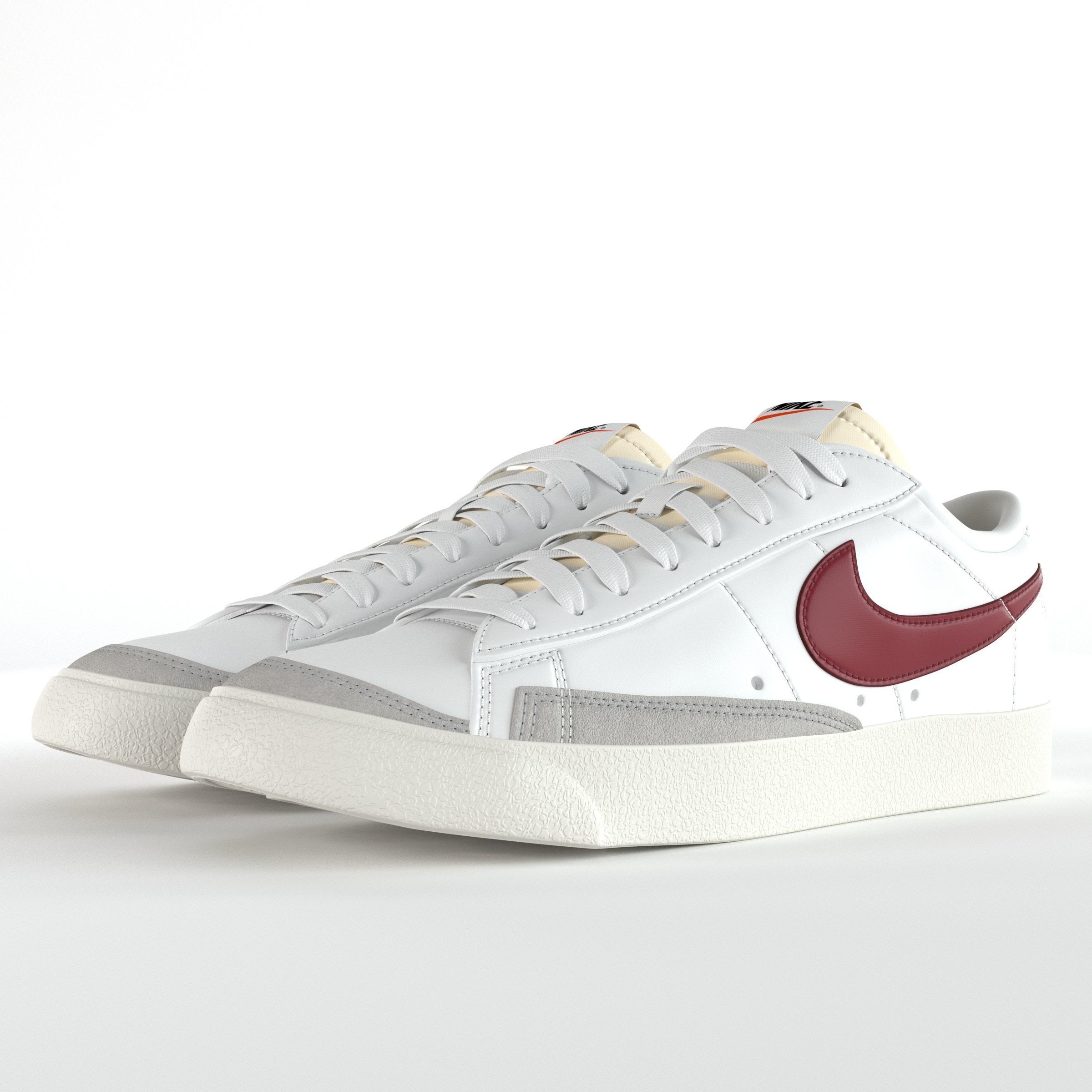 Nike Blazer Low 77 Vintage PBR Low-poly 3D model_1