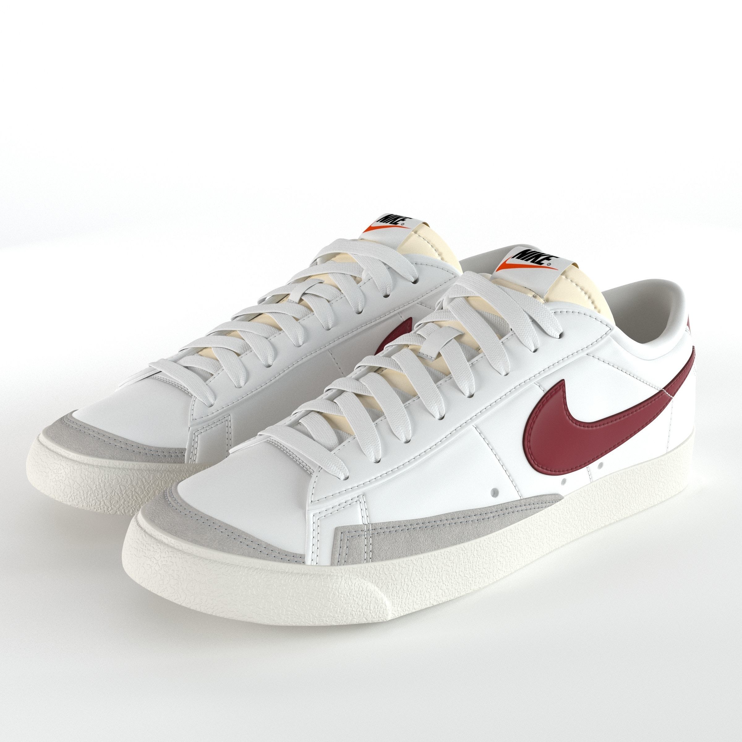 Nike Blazer Low 77 Vintage PBR Low-poly 3D model_6