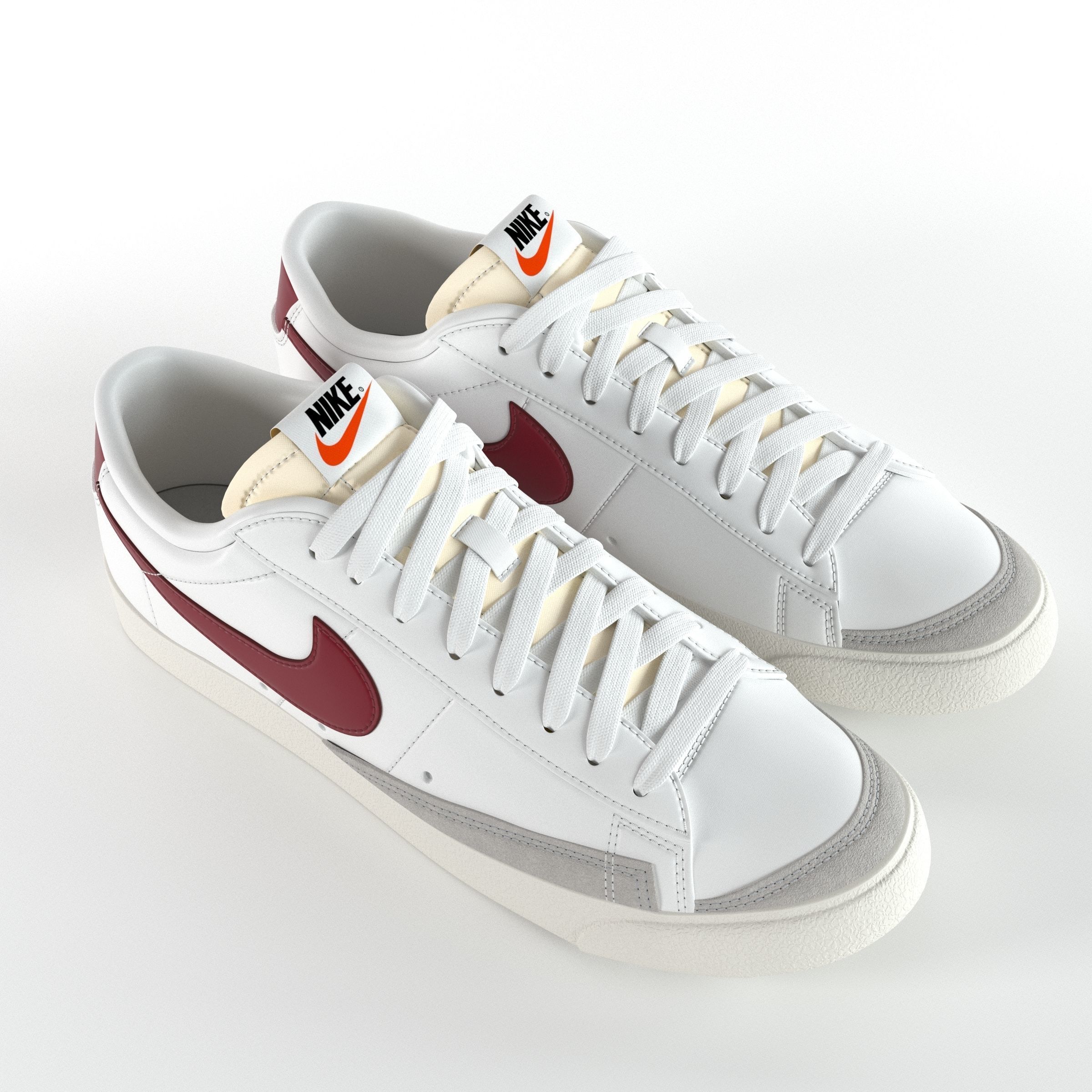Nike Blazer Low 77 Vintage PBR Low-poly 3D model_5