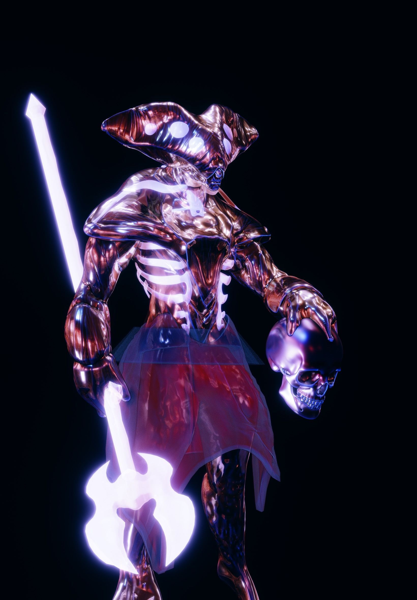 Sea creature  - monster  3D print model_2