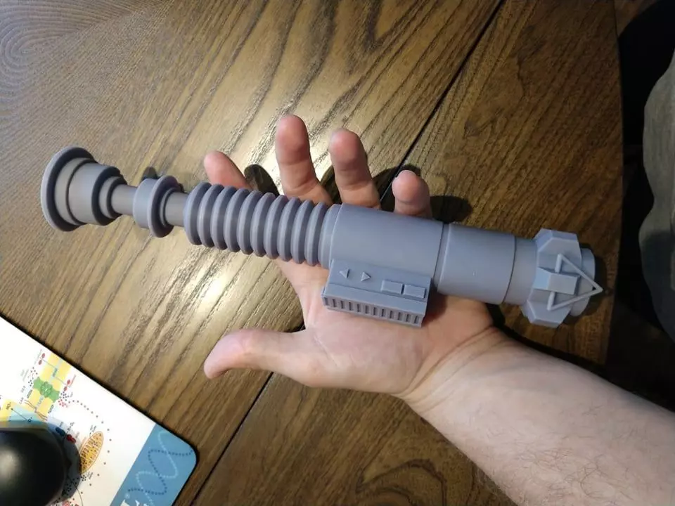 Custom Designed RotJ Style Lightsaber 3D print model_0