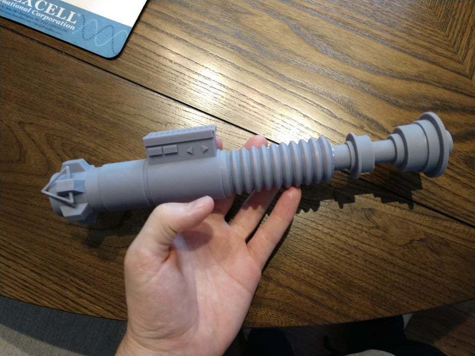 Custom Designed RotJ Style Lightsaber 3D print model_2