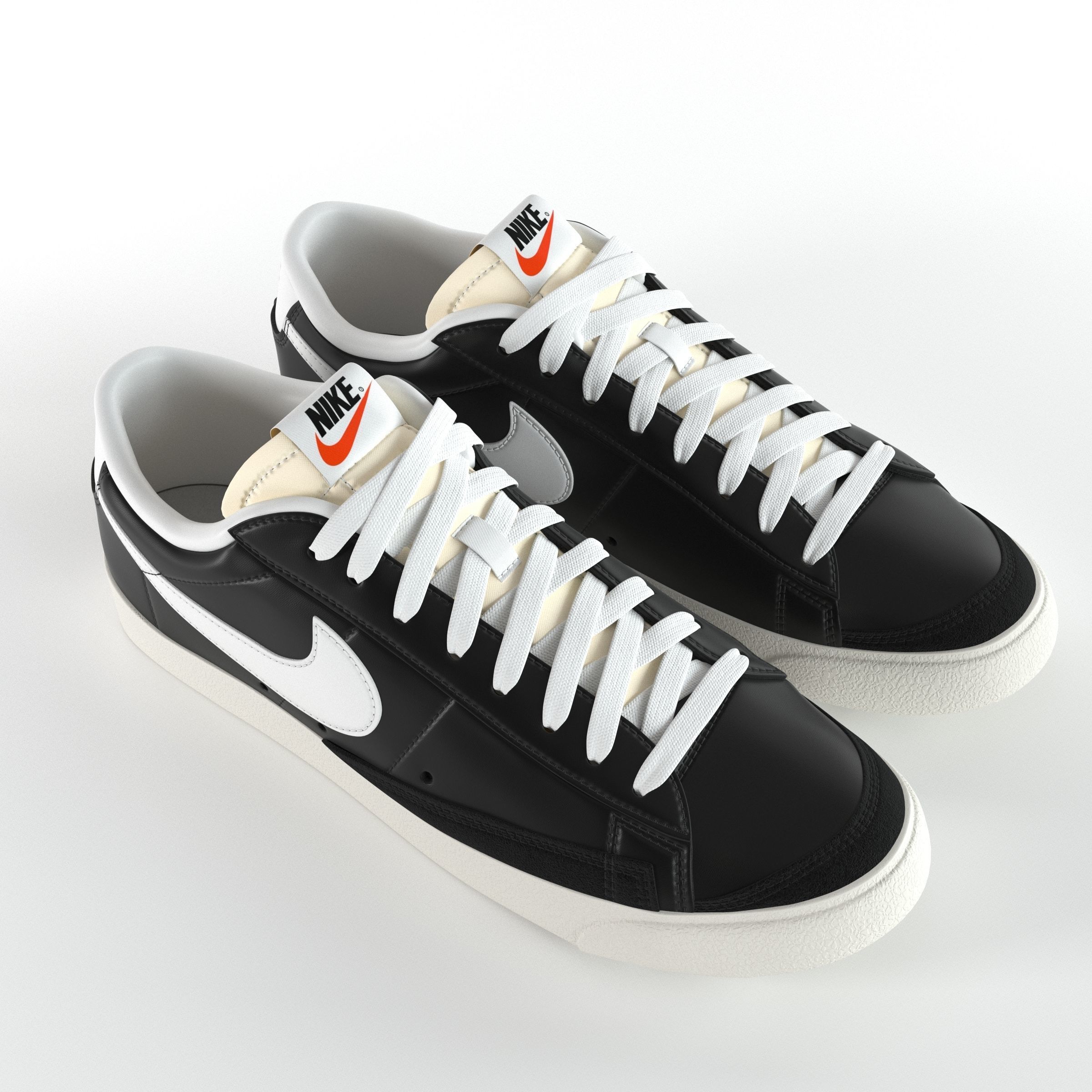 Nike Blazer Low 77 Vintage PBR Low-poly 3D model_5