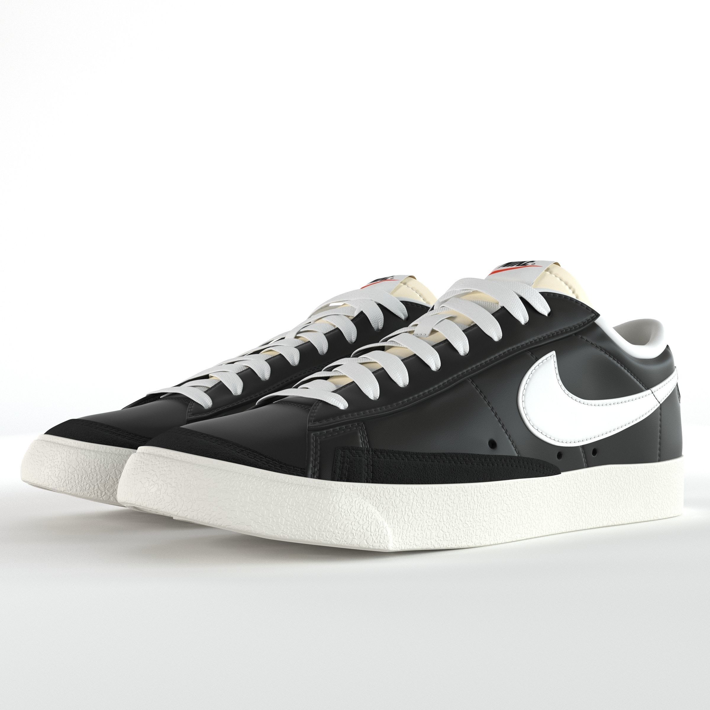 Nike Blazer Low 77 Vintage PBR Low-poly 3D model_1