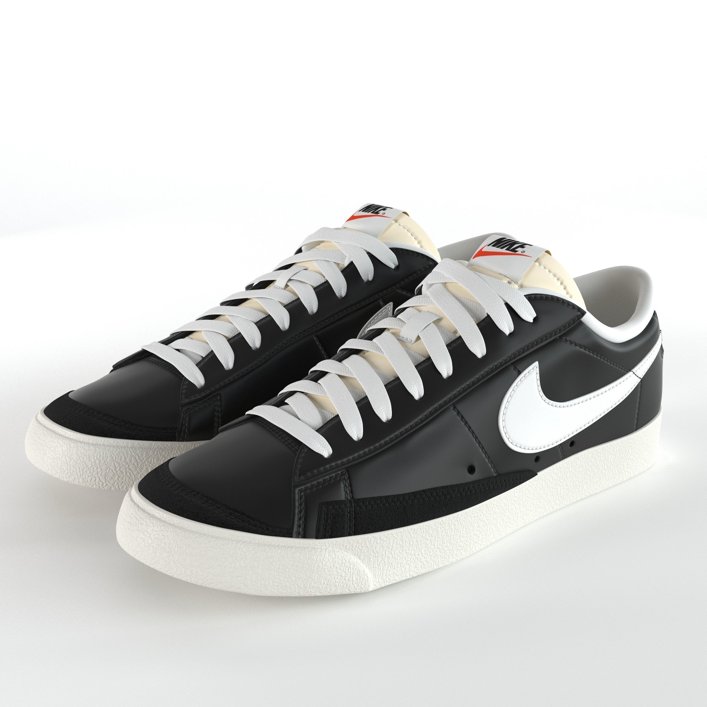 Nike Blazer Low 77 Vintage PBR Low-poly 3D model_6