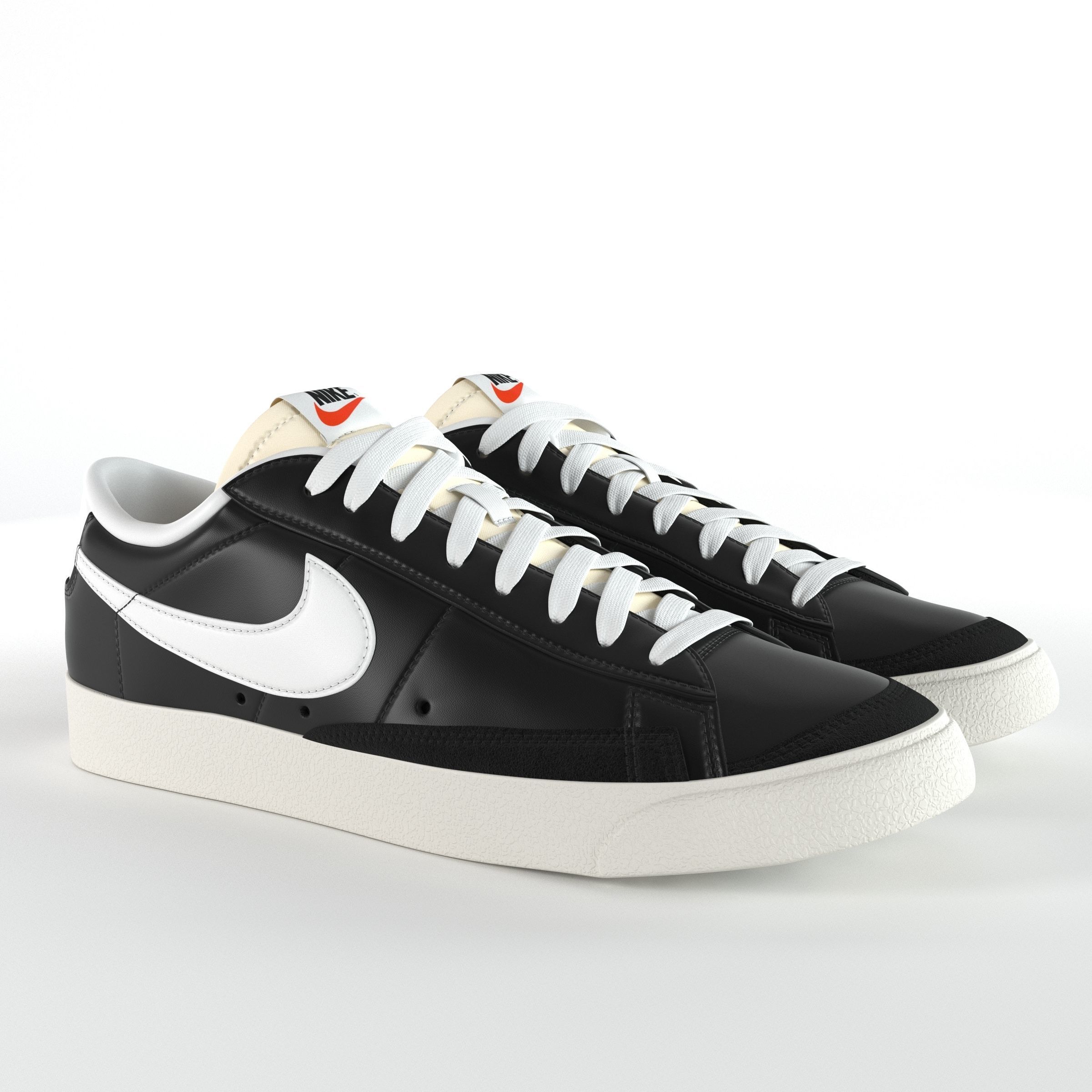 Nike Blazer Low 77 Vintage PBR Low-poly 3D model_4
