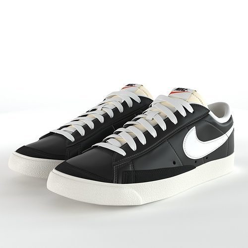 Nike Blazer Low 77 Vintage PBR Low-poly 3D model