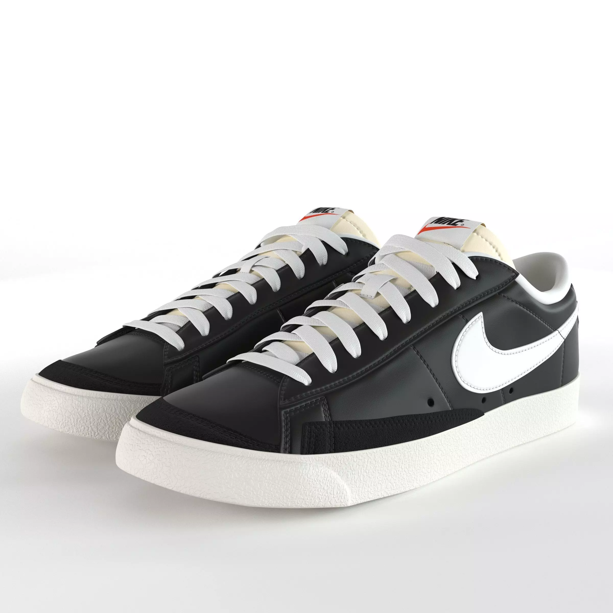 Nike Blazer Low 77 Vintage PBR Low-poly 3D model_0