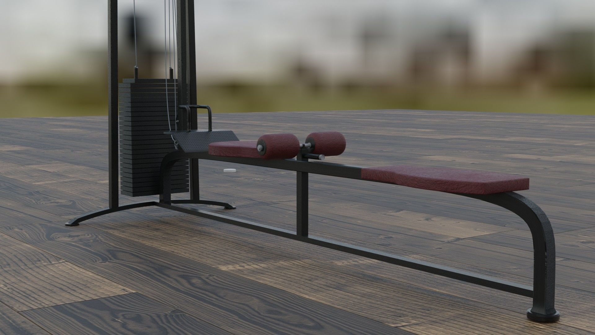 3D MODEL OF SPORTS SIMULATOR 3D model_8