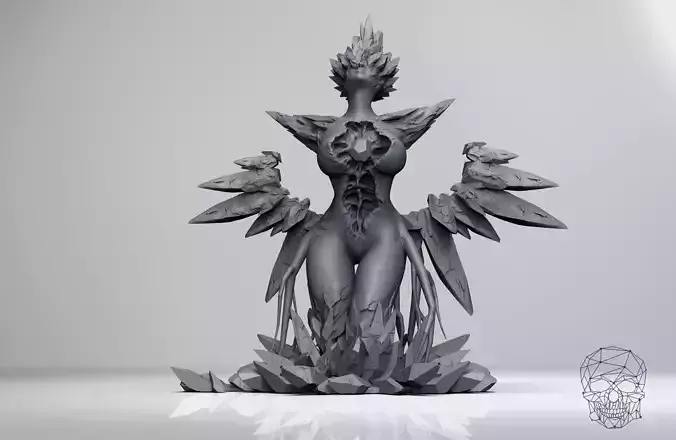 Alcina Dimitrescu Trophy Figure 3D print model