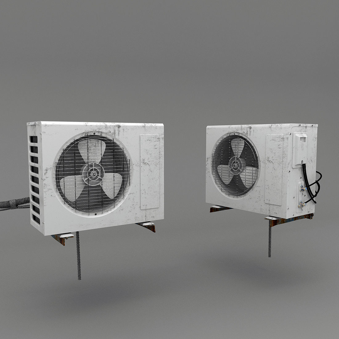 AirConditioning air conditioner - air conditioner 3D model_2
