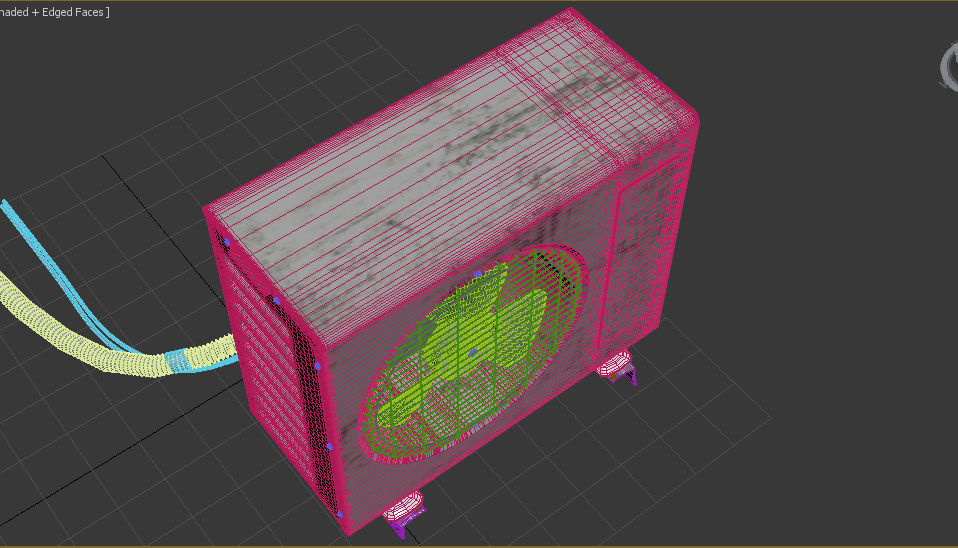 AirConditioning air conditioner - air conditioner 3D model_3