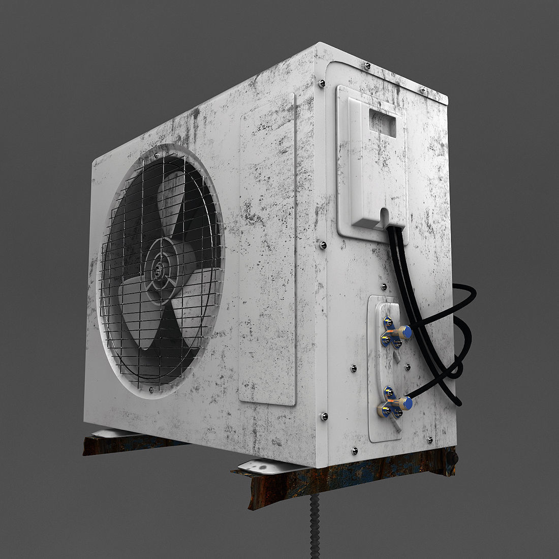 AirConditioning air conditioner - air conditioner 3D model_1
