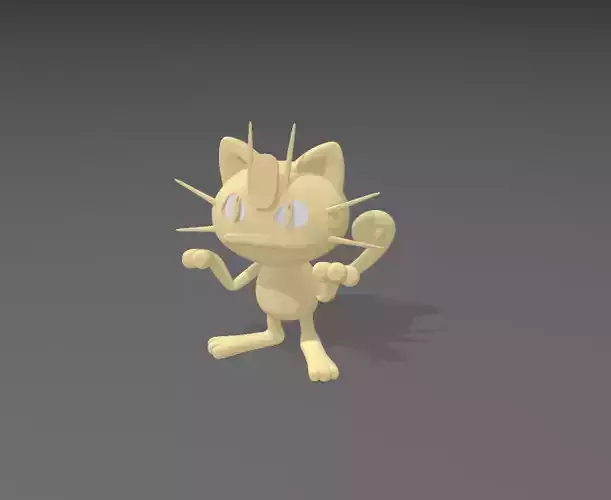 Pokemon Meowth 3d model