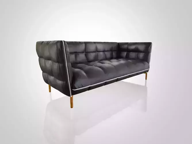 sofa moderno Low-poly 3D model