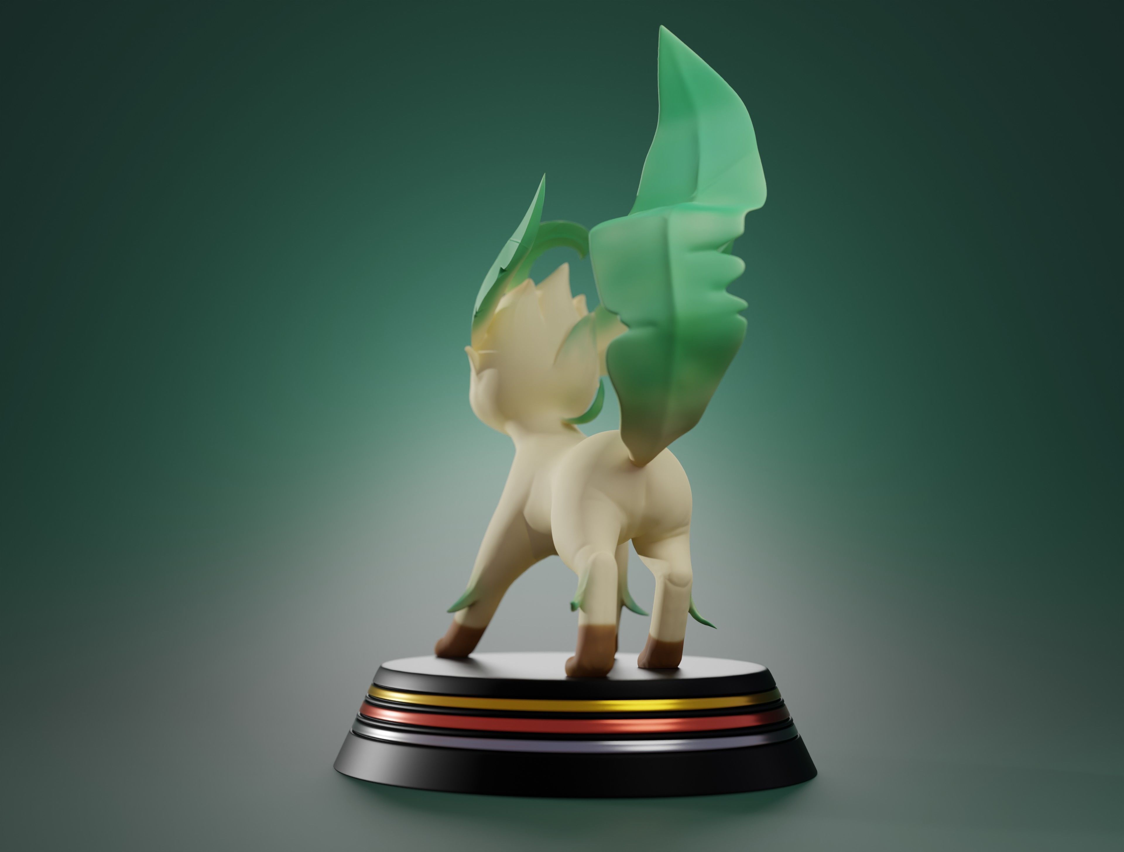 LEAFEON - 3D PRINTABLE POKEMON 3D print model_6