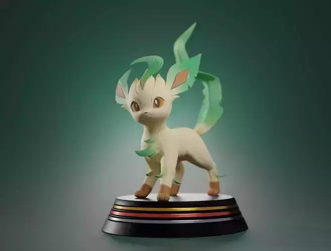 LEAFEON - 3D PRINTABLE POKEMON