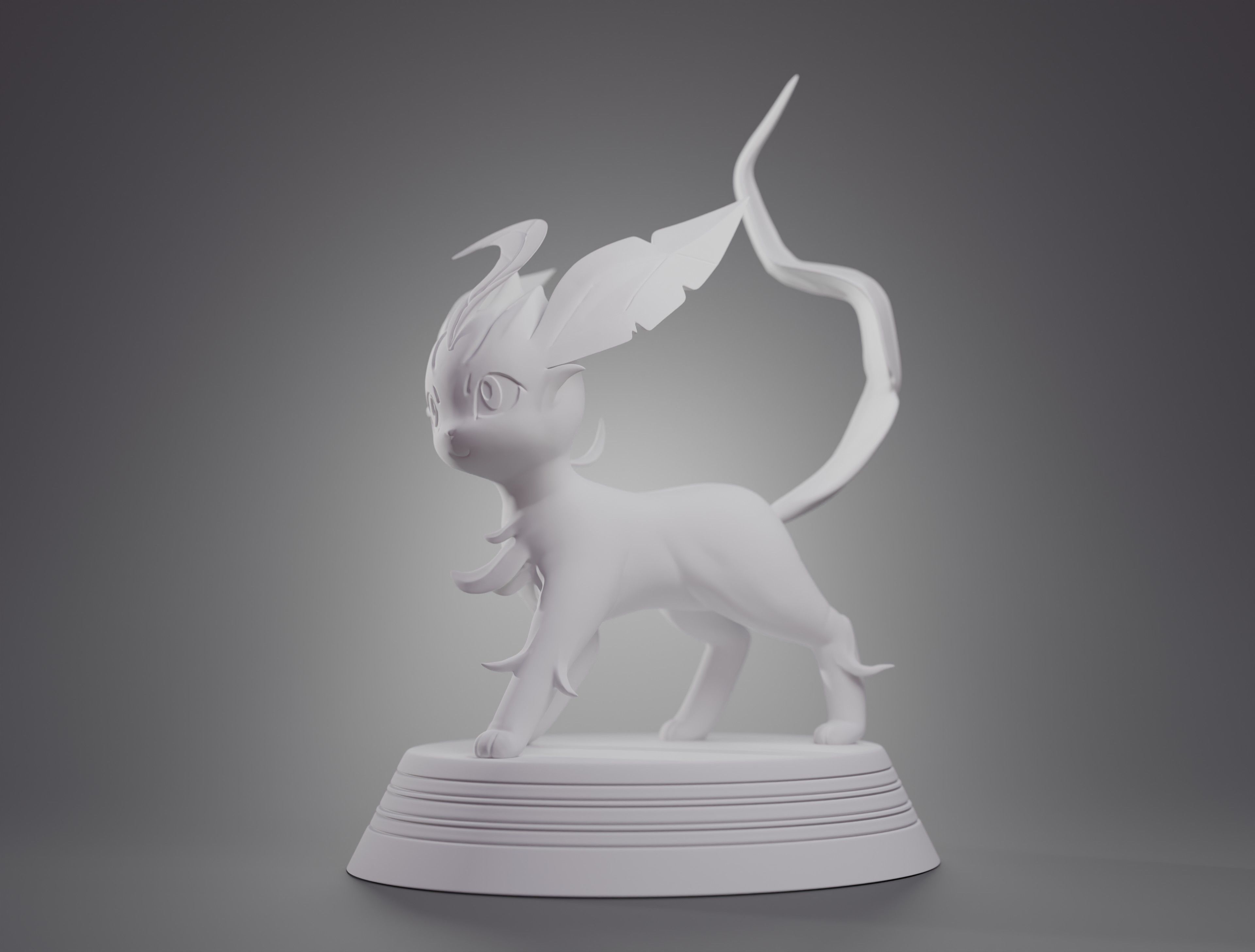 LEAFEON - 3D PRINTABLE POKEMON 3D print model_5