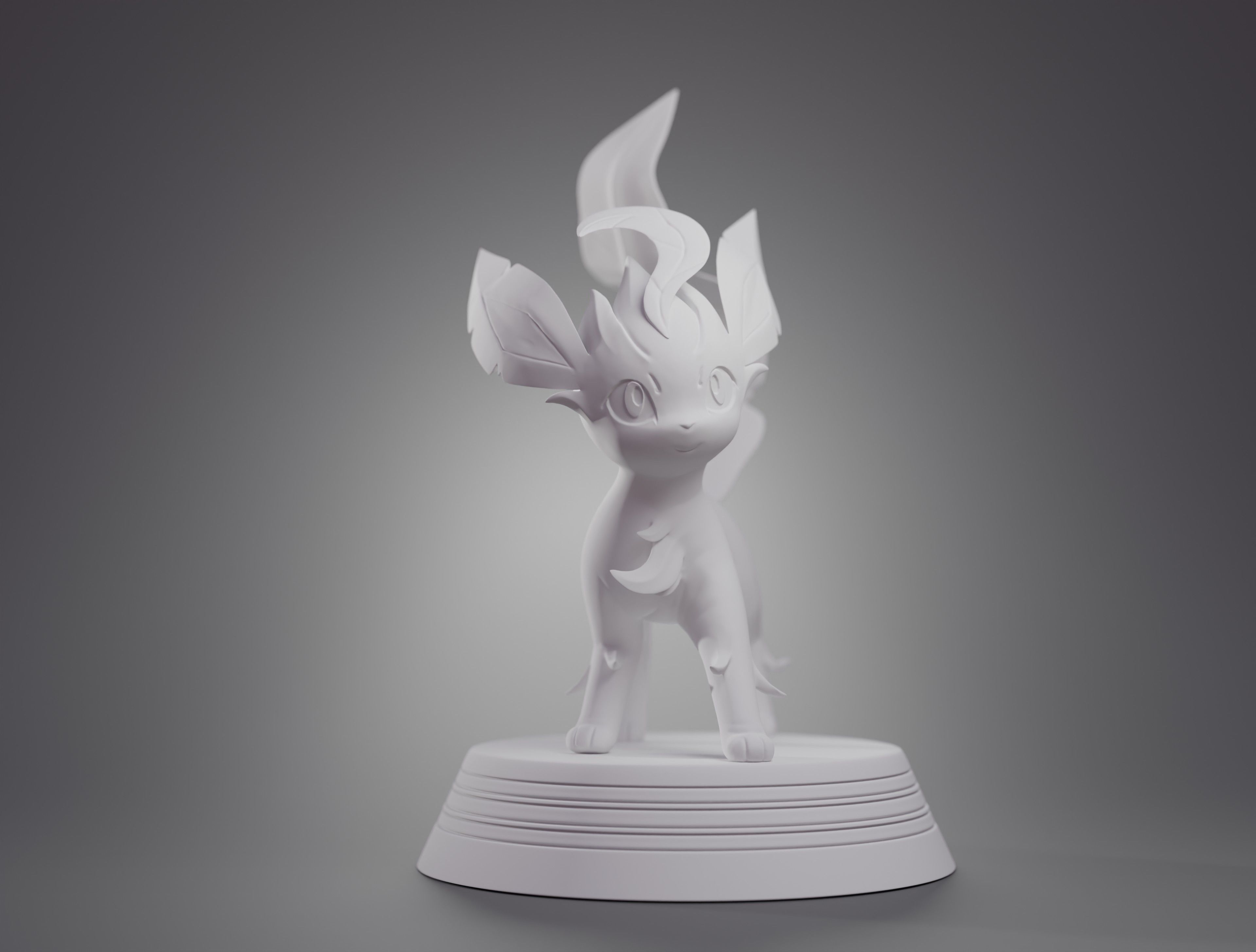 LEAFEON - 3D PRINTABLE POKEMON 3D print model_3