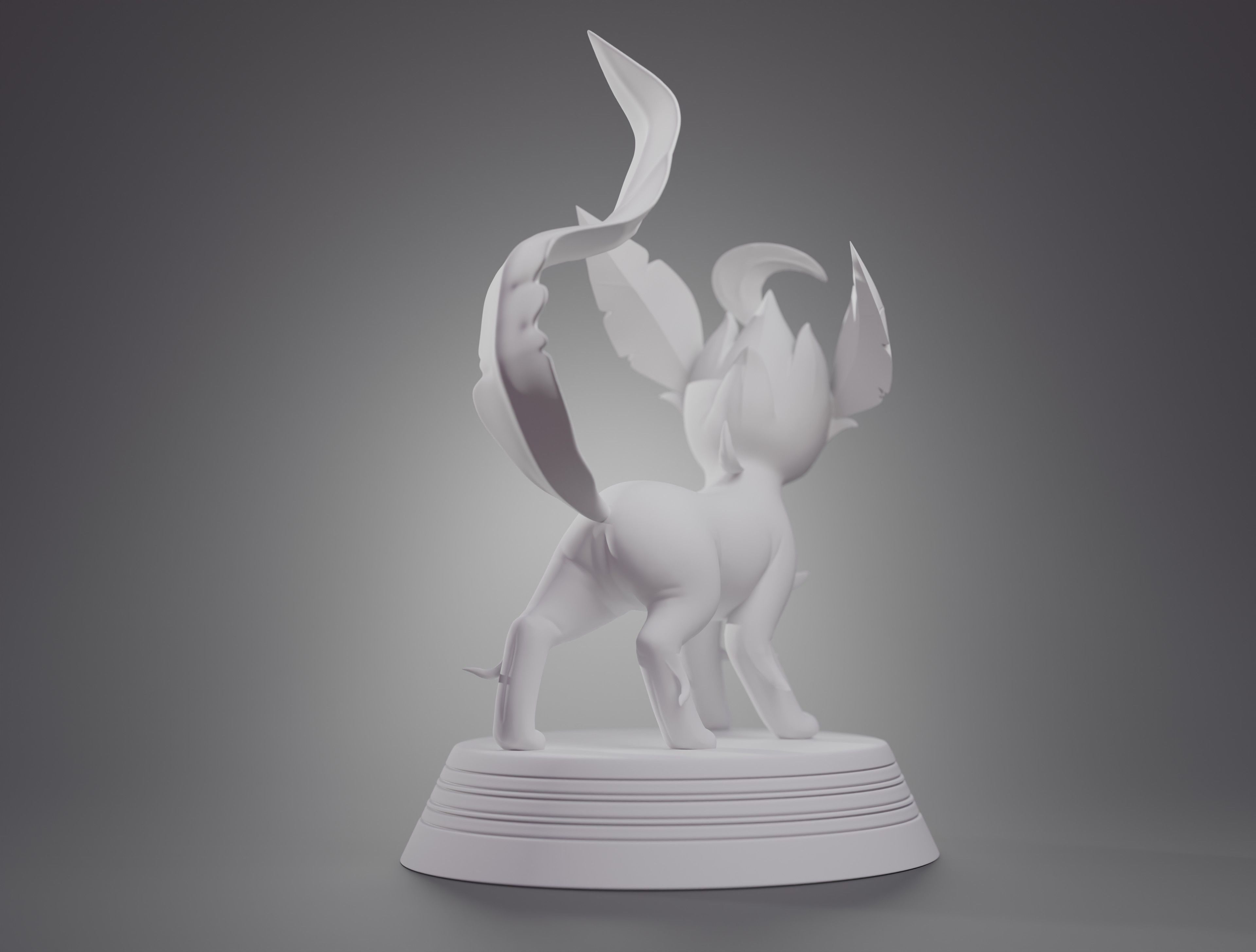 LEAFEON - 3D PRINTABLE POKEMON 3D print model_7