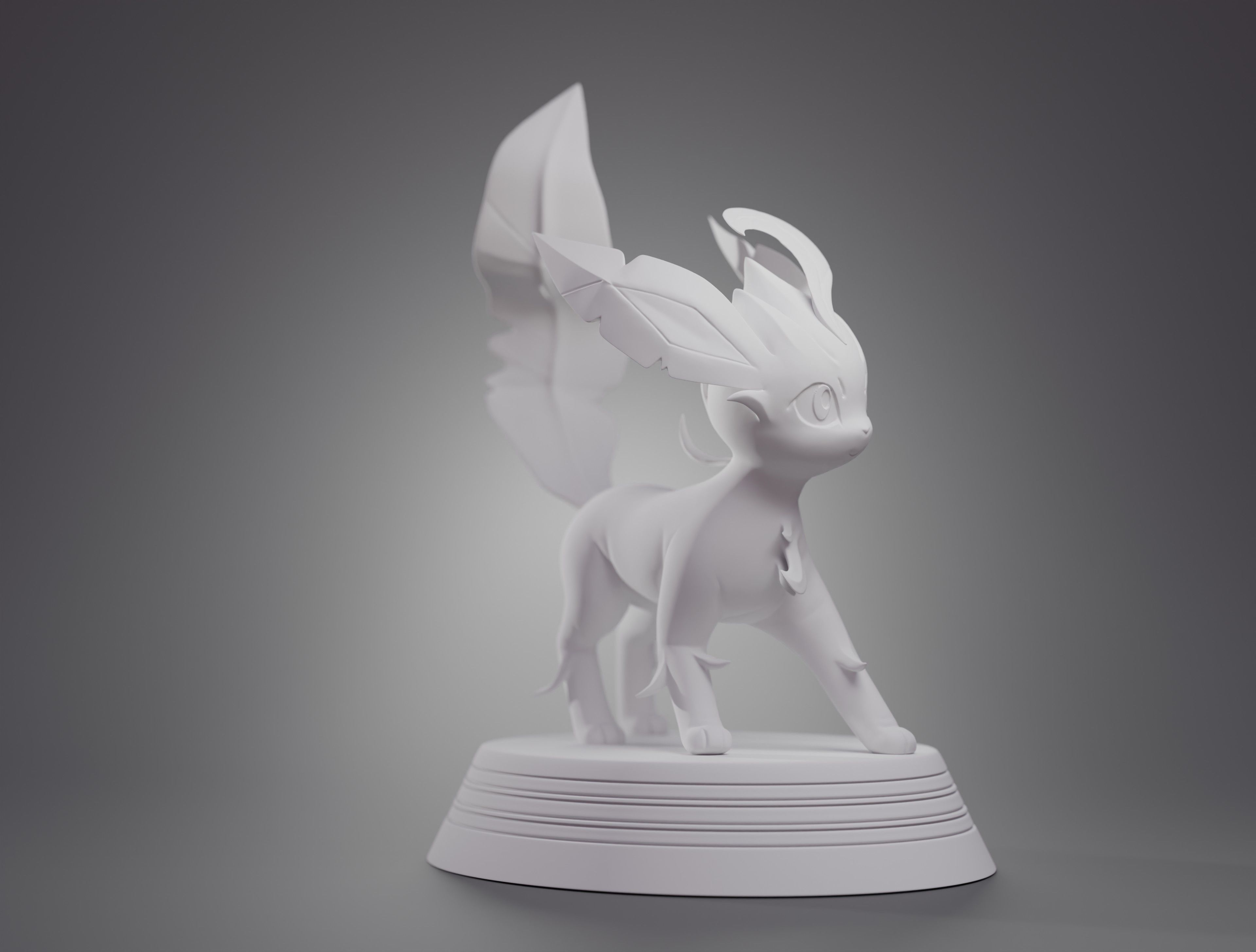 LEAFEON - 3D PRINTABLE POKEMON 3D print model_13