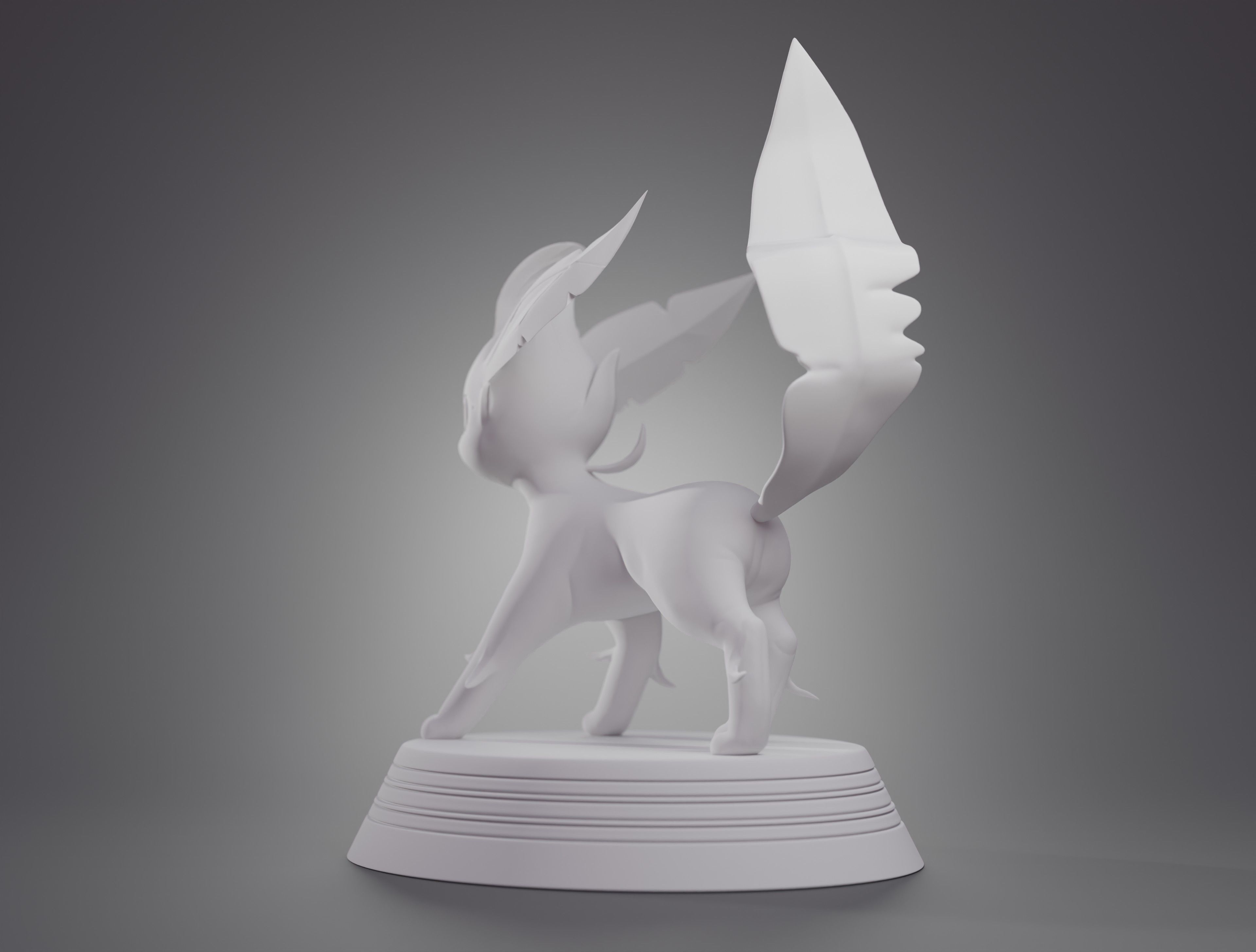 LEAFEON - 3D PRINTABLE POKEMON 3D print model_9