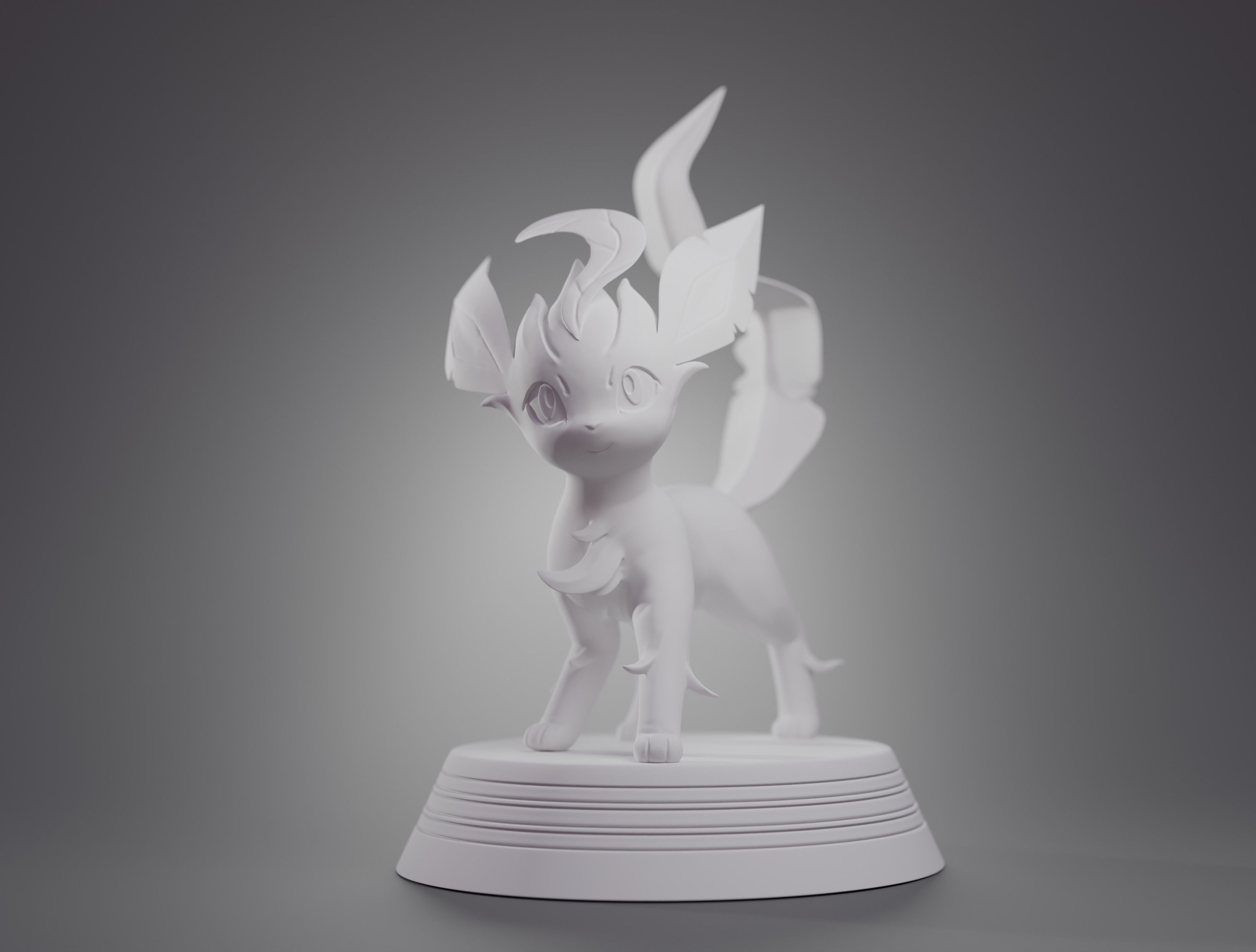 LEAFEON - 3D PRINTABLE POKEMON 3D print model_1