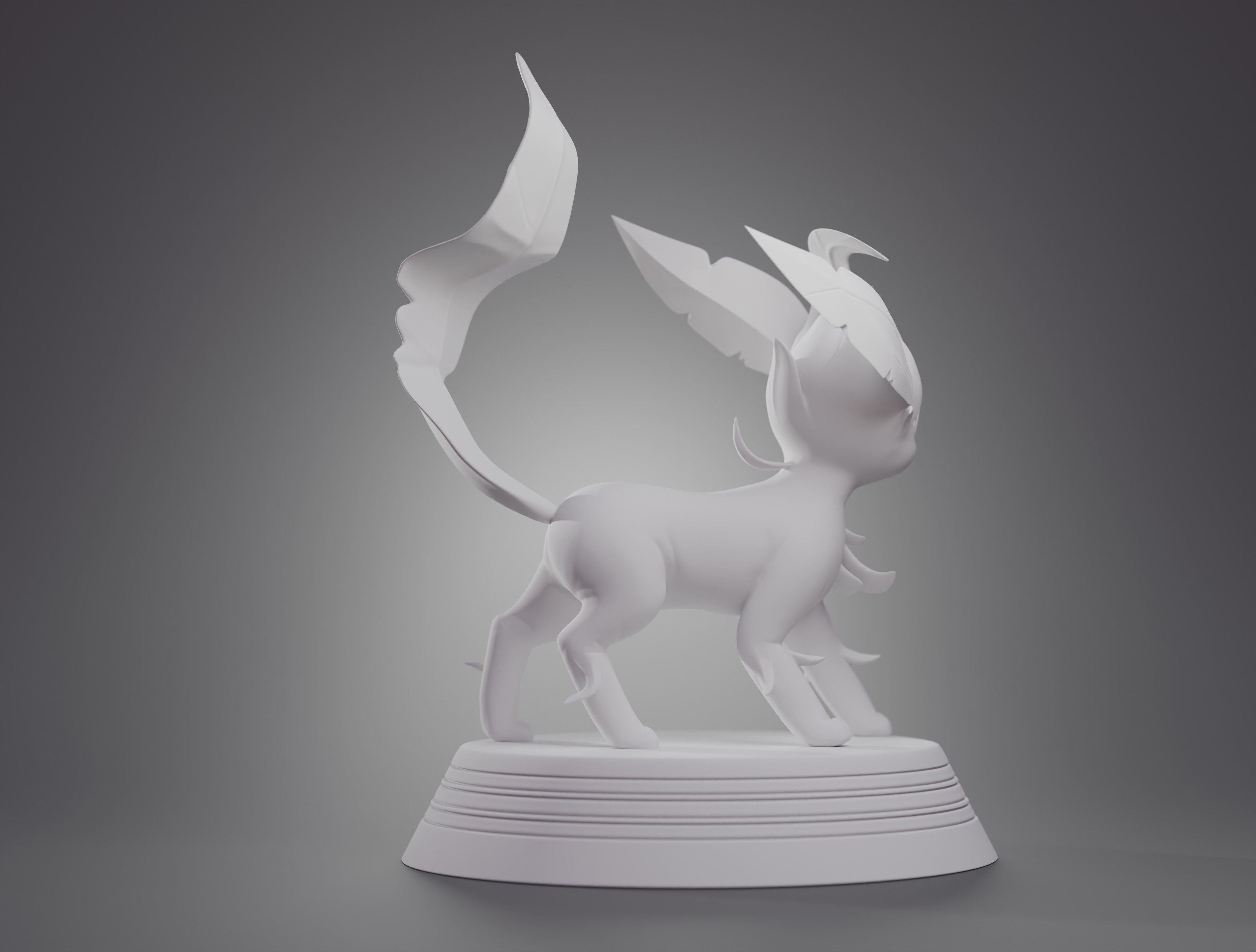 LEAFEON - 3D PRINTABLE POKEMON 3D print model_11