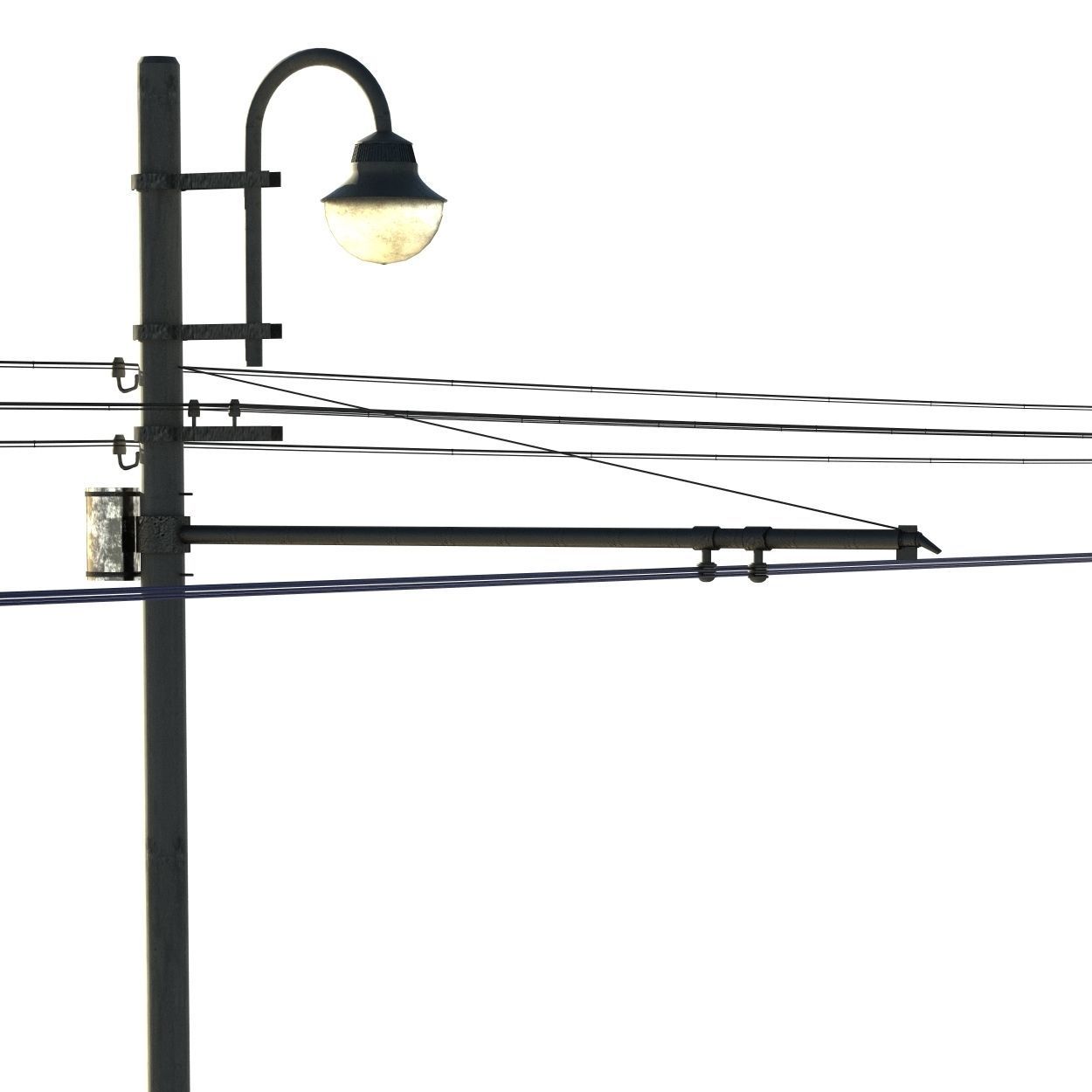 Street light 001 3D model_2