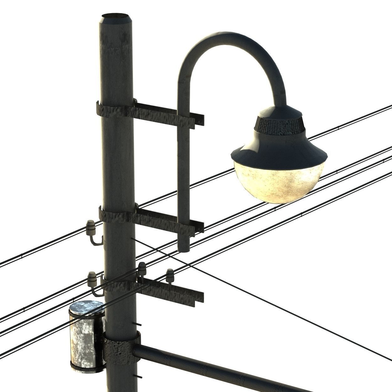 Street light 001 3D model_3