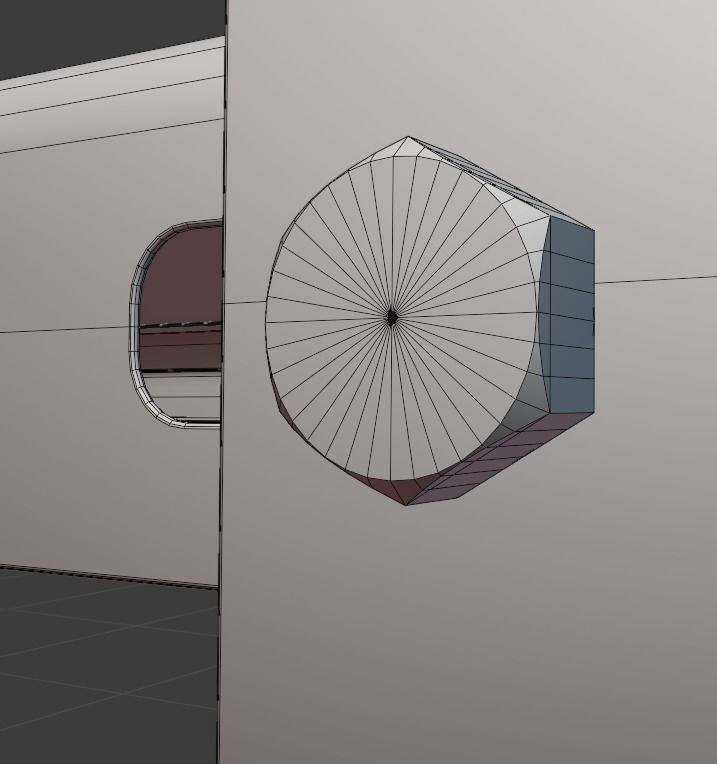 Metal Shelf 01 3D model_4