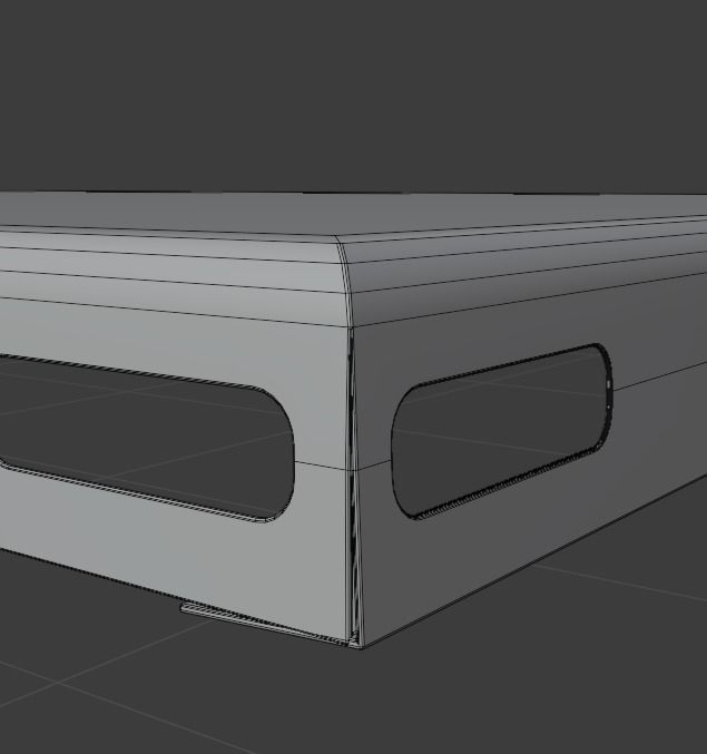 Metal Shelf 01 3D model_6