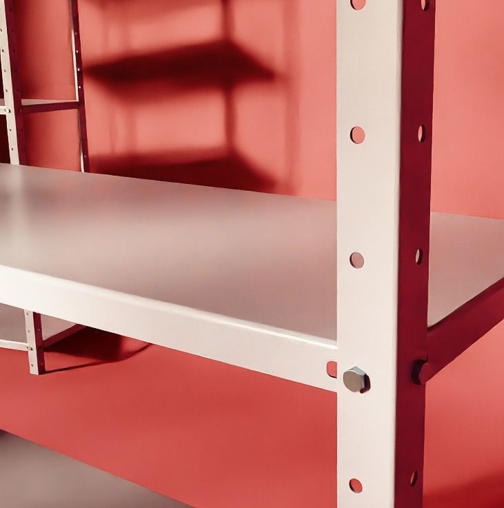 Metal Shelf 01 3D model_1