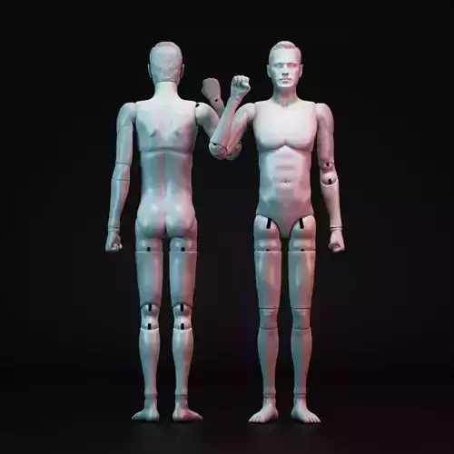 BJD Doll Alexey Navalny 40cm 3D print model