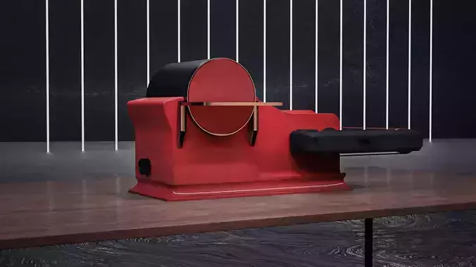 Belt Grinder Machine-Tool 3D model